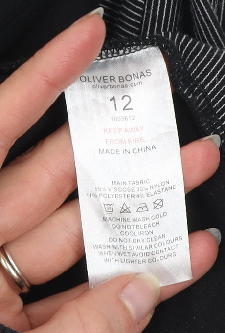 Womens UK Size 12 Oliver Bonas Grey Basic Jacket