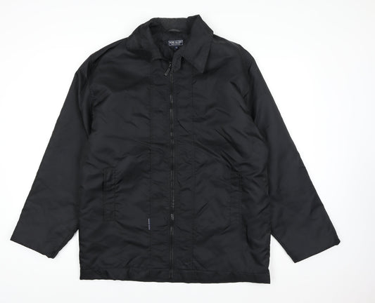 Mens UK Size M Hope Glory Black Basic Jacket