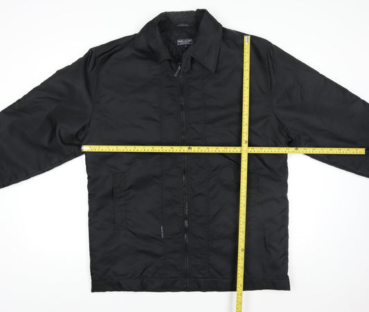 Mens UK Size M Hope Glory Black Basic Jacket