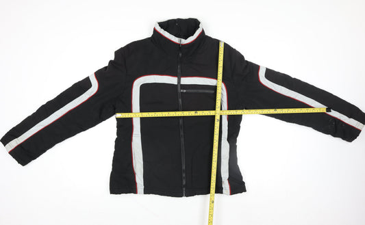 Mens UK Size XL Authentic Style Black Motorcycle Jacket