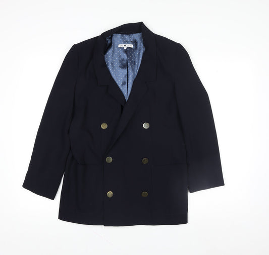 Womens UK Size 6 Marks and Spencer Regular Blue Blazer