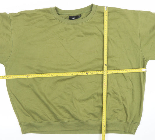 Womens UK Size 2XL Heartbreak Green Pullover Sweatshirt