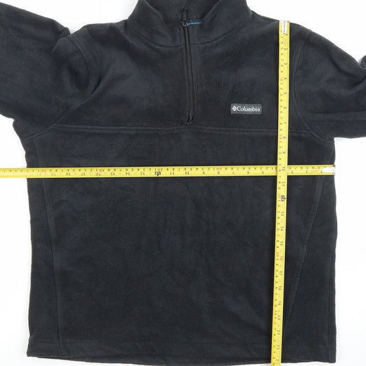 Columbia Women’s Black 1/4 Zip Fleece Pullover Sweatshirt M
