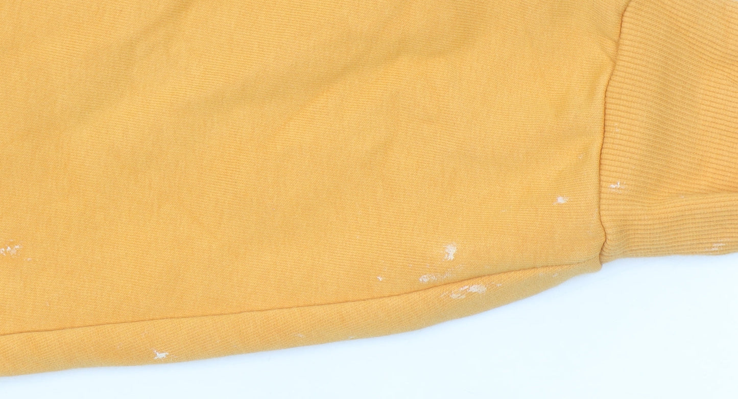Womens UK Size XS Marks and Spencer Yellow Pullover Sweatshirt