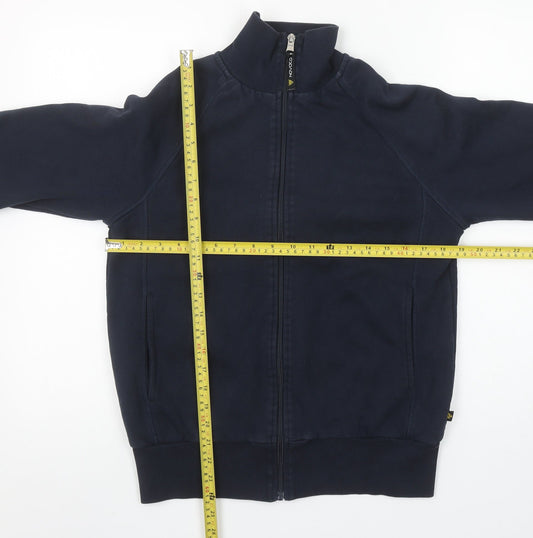 Mens UK Size S Novoco Blue Full Zip Sweatshirt