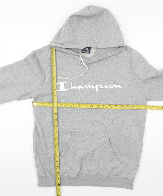 Mens UK Size S Champion Grey Pullover Hoodie
