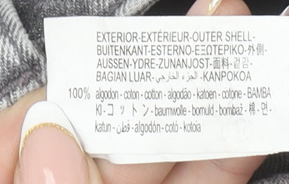 Zara Women’s Grey Straight Leg Denim Jeans Size 6 Cotton