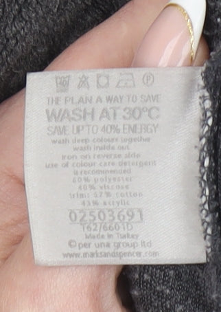 Womens UK Size XL Marks and Spencer Grey Basic Jacket