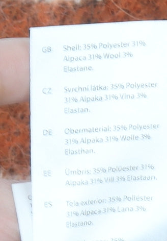 COS Women’s Multicoloured Striped Alpaca Wool Jumper Size S Regular