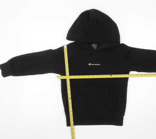 Boys UK Size 7-8 Years Champion Black Pullover Hoodie