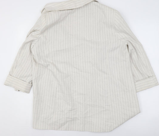 Womens UK Size 18 Papaya Beige Basic Jacket