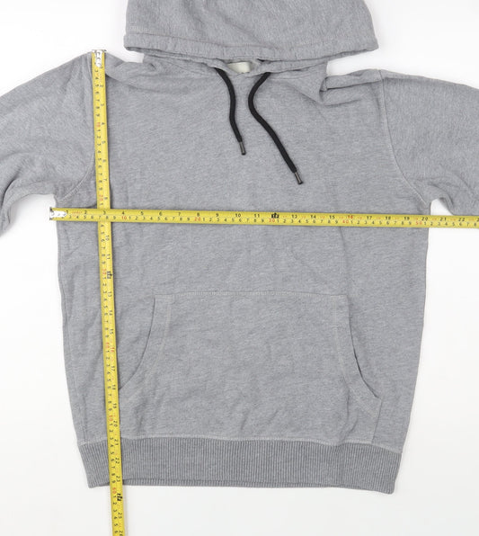 Mens UK Size XS Springfield Grey Pullover Hoodie