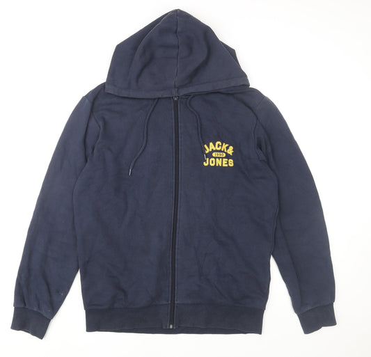 Mens UK Size M JACK & JONES Blue Gym & Training Running & Jogging Walking Jacket