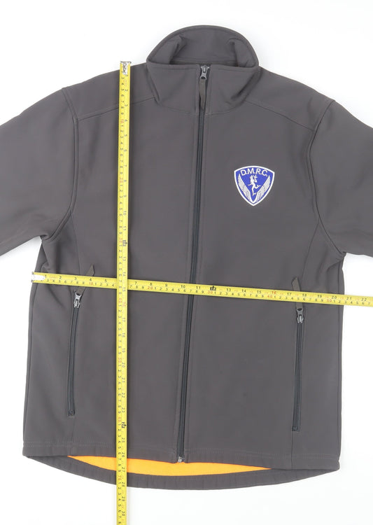 Unisex Adults UK Size M B&C Collection Grey Soft Shell