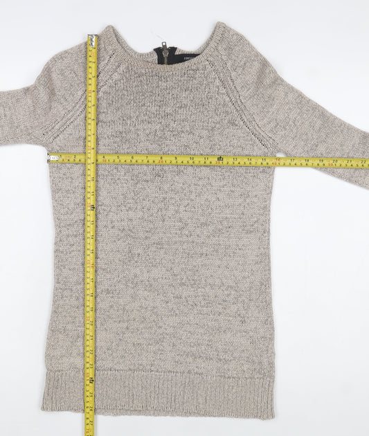 Forever 21 Women’s Beige Knit Pullover Jumper Small