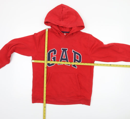 Boys UK Size 12-13 Years Gap Red Pullover Hoodie
