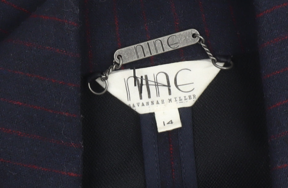 Womens UK Size 14 Nine by Savannah Miller Regular Blue Blazer