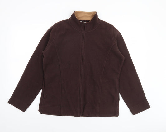 Womens UK Size M EWM Brown Basic Jacket