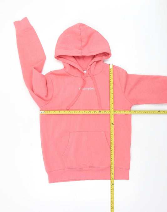 Champion Women's Pink Small Pullover Hoodie Cotton Blend