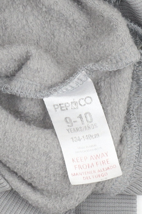 Boys UK Size 9-10 Years Pepco Grey Pullover Hoodie