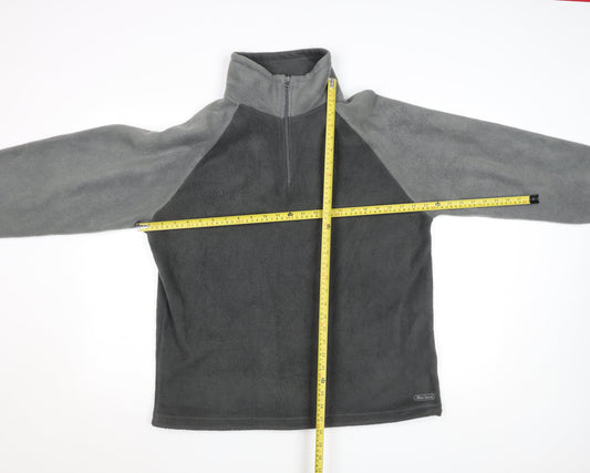 Peter Storm Men's Grey Fleece Half Zip Jacket Size M Regular Fit