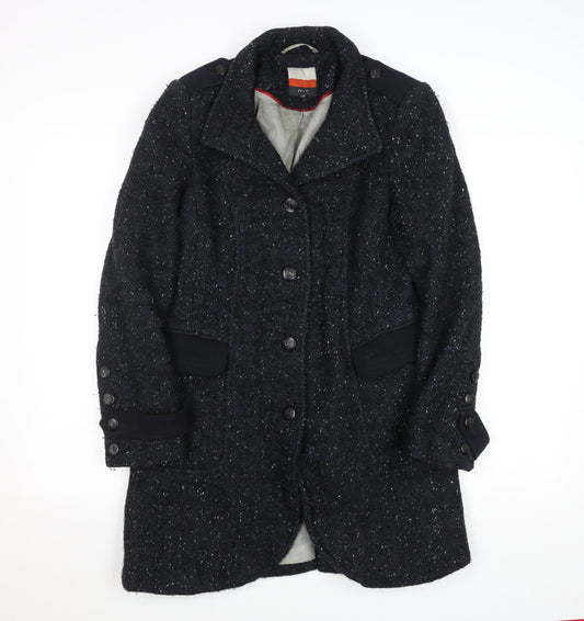 Womens UK Size 12 NEXT Blue Military Jacket