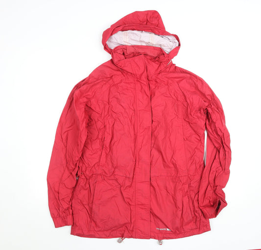 Womens UK Size 14 Trespass Red Rain Coat