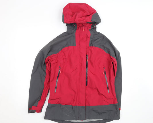 Womens UK Size M Crane Red Rain Coat