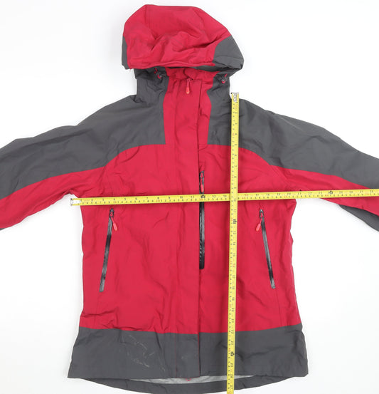 Womens UK Size M Crane Red Rain Coat