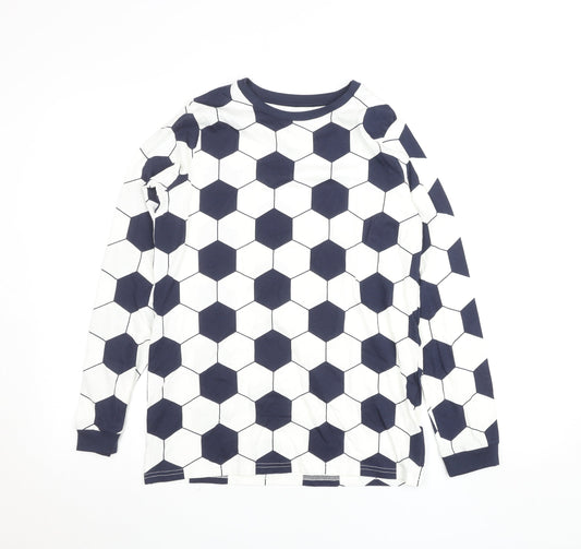Boys UK Size 13-14 Years Marks and Spencer Multicoloured Basic T-Shirt