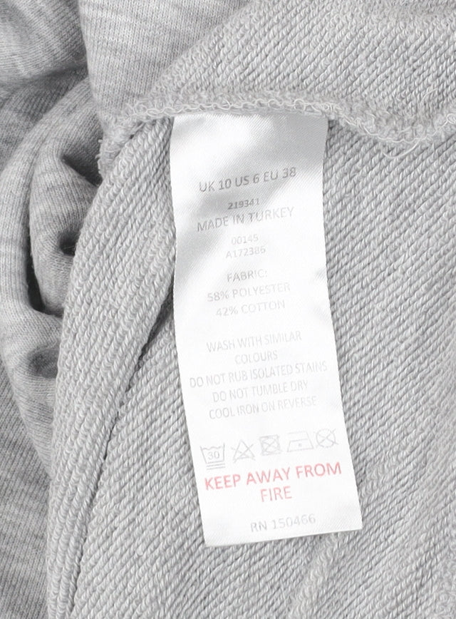 Womens UK Size 10 &et Grey Pullover Sweatshirt