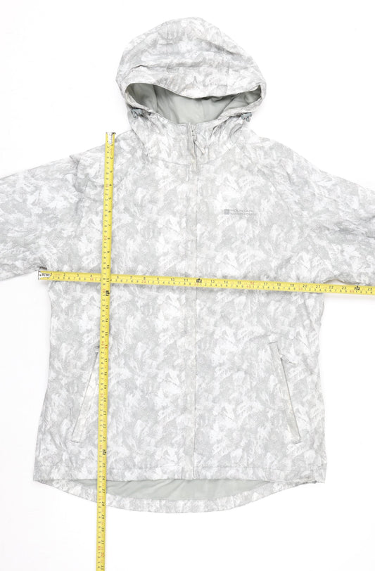 Mountain Warehouse Womens Grey Waterproof Hooded Rain Jacket Size 14