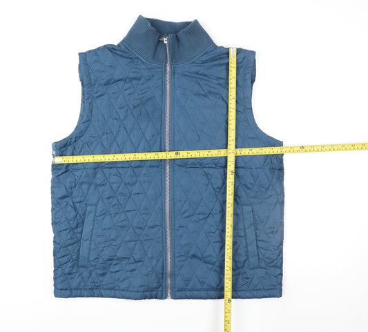 Womens UK Size XL Calvin Klein Jeans Blue Quilted Coat