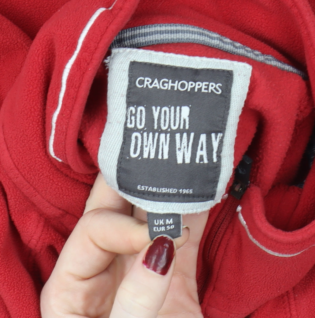 Mens UK Size M Craghoppers Red Pullover Sweatshirt