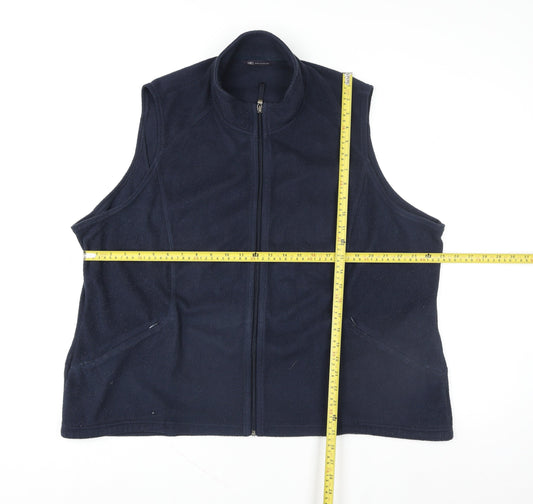 Womens UK Size 14 Marks and Spencer Blue Bodywarmer