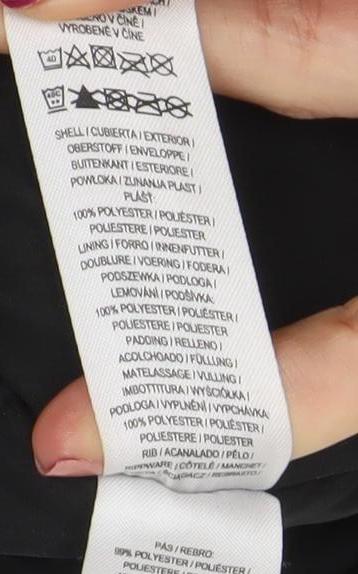 Primark Womens Grey Hooded Faux Fur Trim Parka Jacket XS