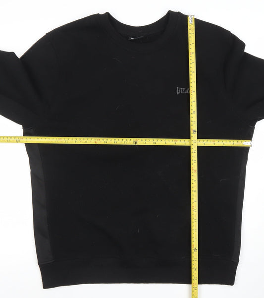 Mens UK Size L Everlast Black Pullover Sweatshirt