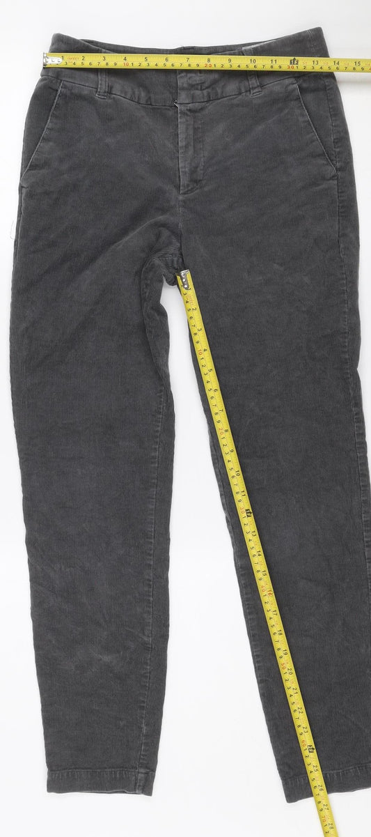 Womens UK Size 8 Part Two Regular Fit Chino Grey Trousers