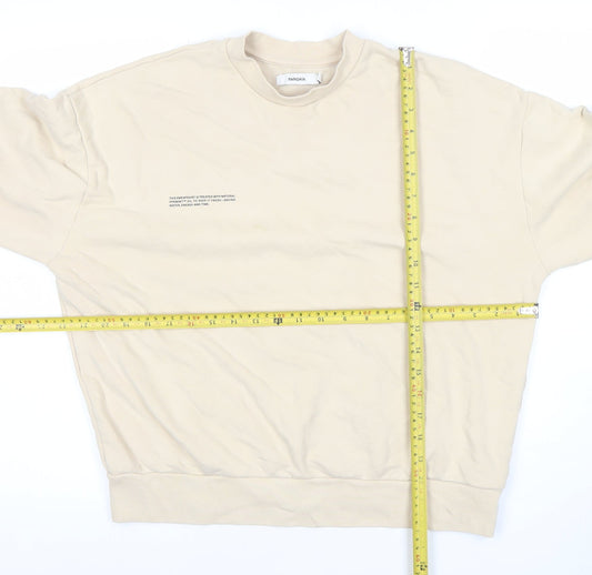 Womens UK Size S Pangaia Beige Pullover Sweatshirt
