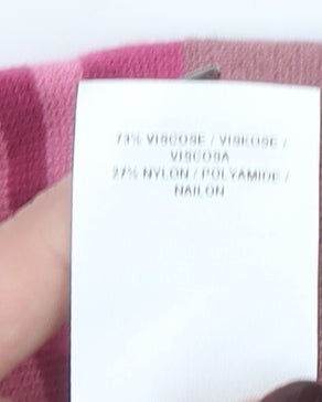 Eastex Women's Multicoloured Striped 3/4 Sleeve Pullover Jumper Size 20