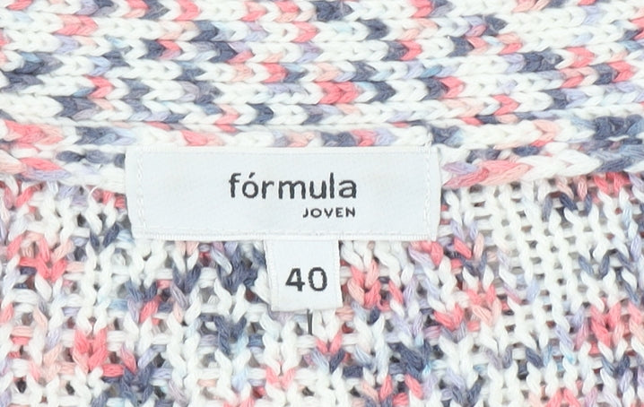 Womens UK Size 12 Fórmula Joven Multicoloured Cardigan Jumper