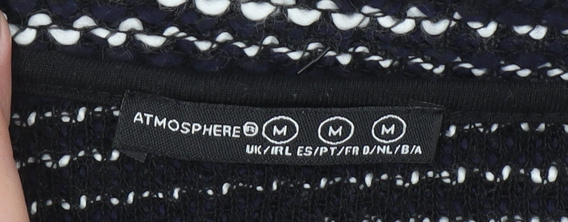 Womens UK Size M Atmosphere Black Cardigan Jumper