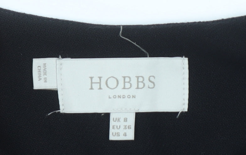 Hobbs Women Black Size 8 Tailored Lined Blazer Jacket