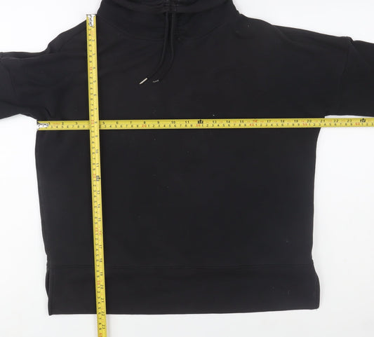 Womens UK Size S New Look Black Pullover Sweatshirt