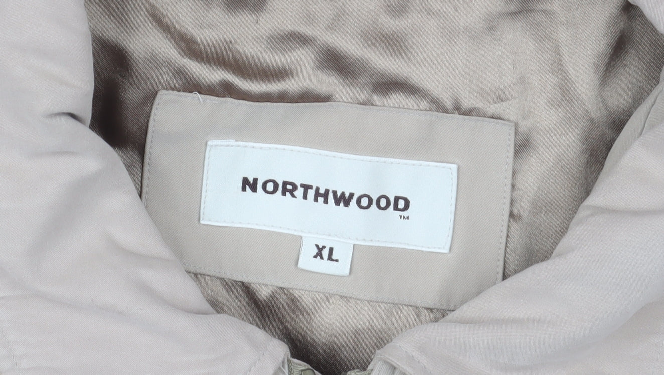 Mens UK Size XL Northwood Beige Basic Jacket