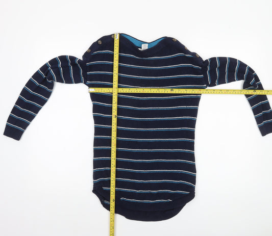 Womens UK Size XS Max Studio Blue Pullover Jumper