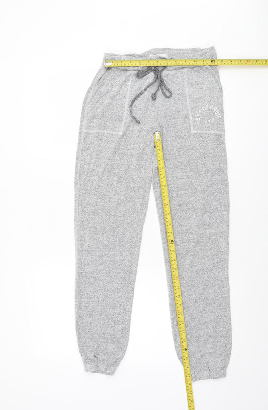 Womens UK Size XS Abercrombie & Fitch Regular Fit Jogger Grey Trousers