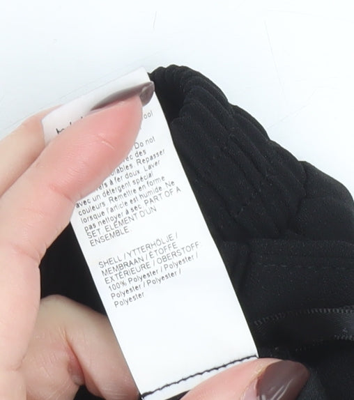 River Island Women’s Black Paperbag Tapered Trousers Size 10