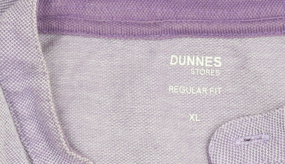 Additional view of Dunnes Men’s Purple Regular Fit Cotton Polo Shirt XL