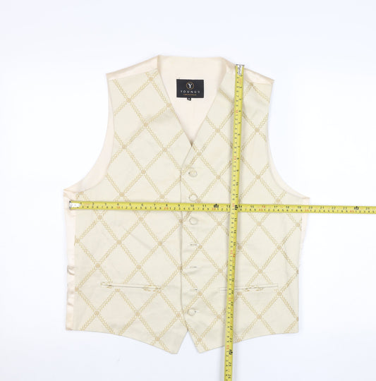 Mens UK Size M Young's Formalwear Ivory